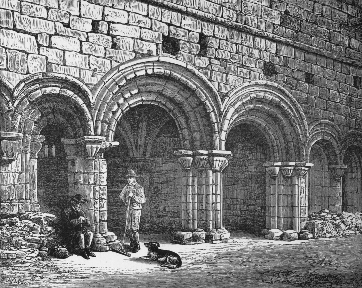 Bölüm Evi, Kirkstall Manastırı, c1880, 1897 by Alexander Francis Lydon