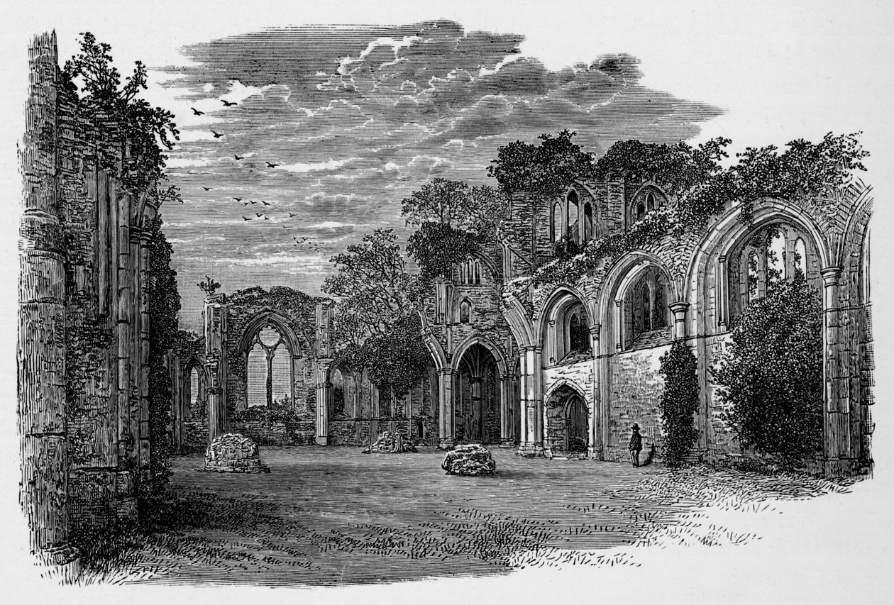 İç Mekan, Doğuya Bakmak, Netley Manastırı, c1880, 1897 by Alexander Francis Lydon