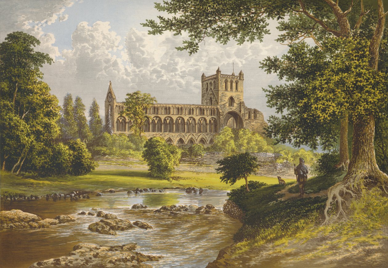 Jedburgh Manastırı, 1882, 1897 by Alexander Francis Lydon