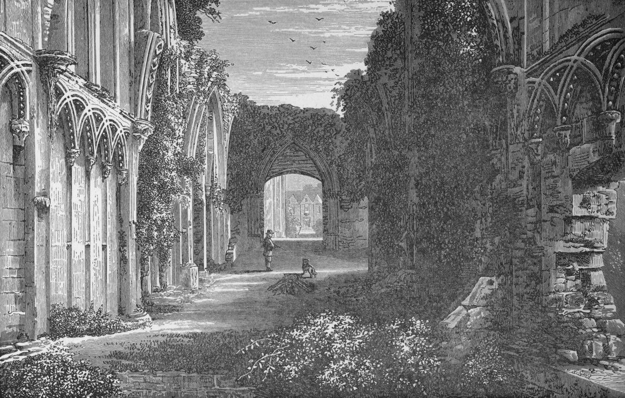 Josephs Şapeli, İç Mekan, Doğuya Bakmak, Glastonbury Manastırı, c1880, 1897 by Alexander Francis Lydon