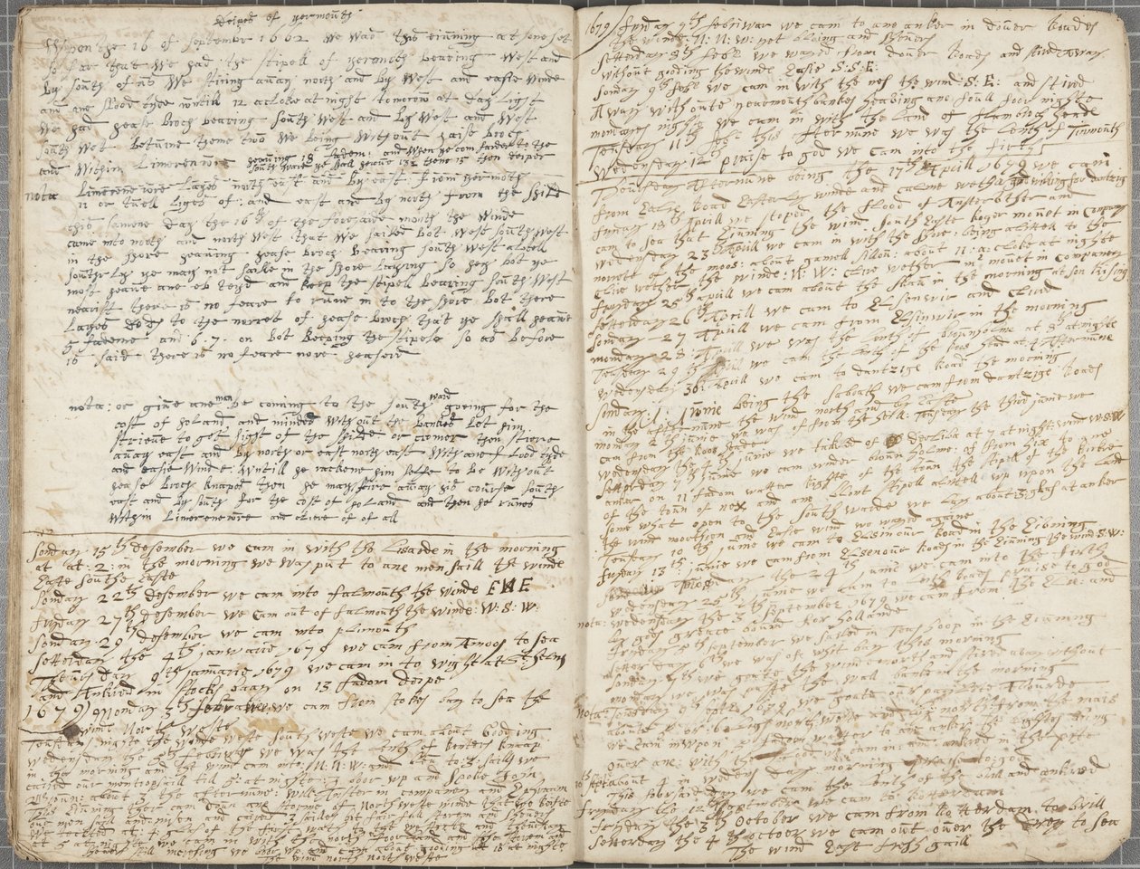 Alexander Gillespie Dergisi, 1662 by Alexander Gillespie