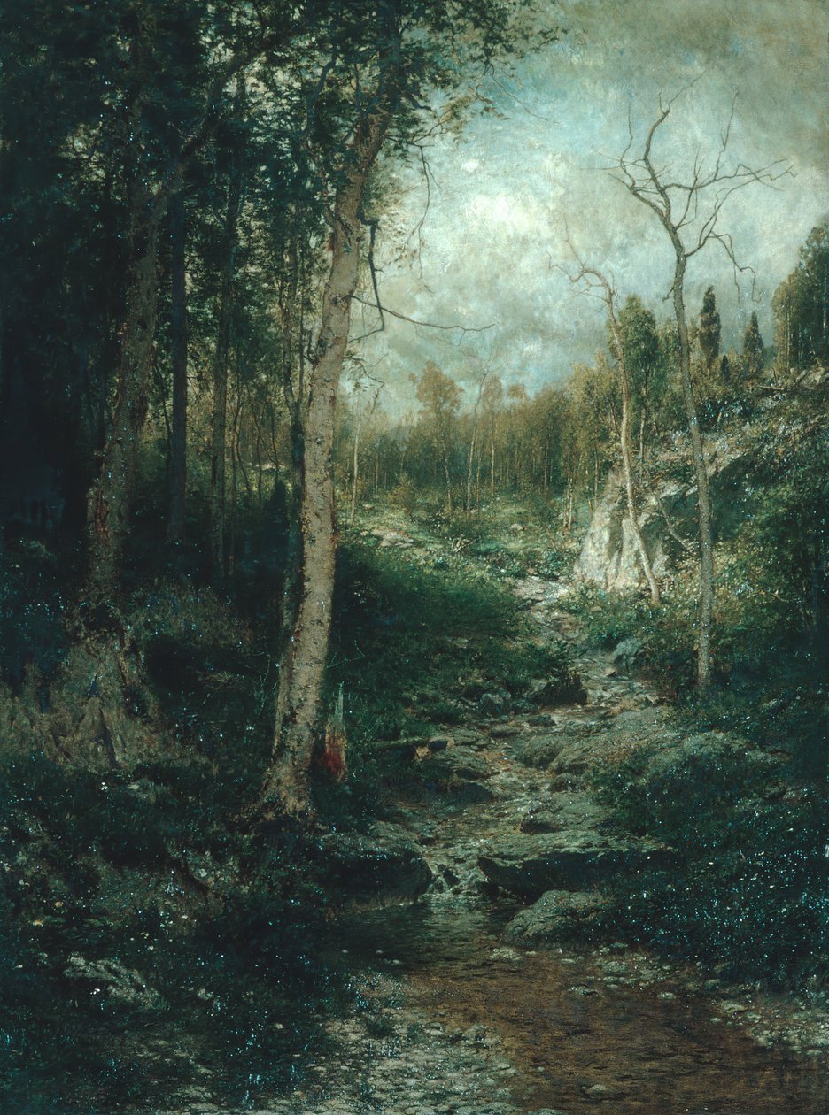 Eski Bir Temizleme, 1881. by Alexander Helwig Wyant