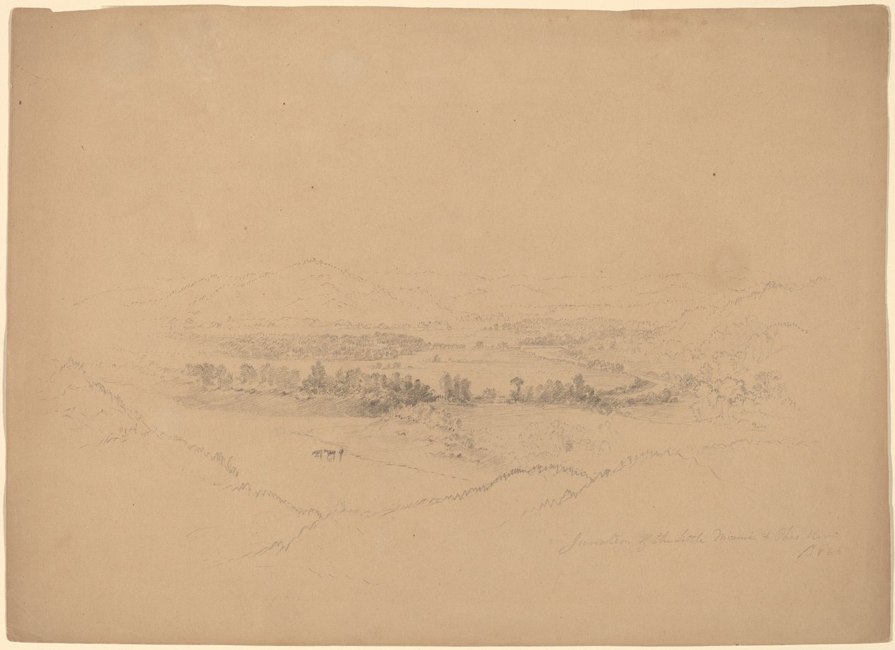 Miami ve Ohio Nehirleri by Alexander Helwig Wyant