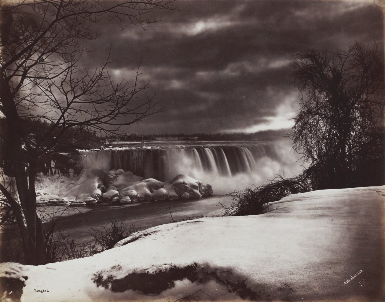 Niagara Şelaleleri by Alexander Henderson (Canadian