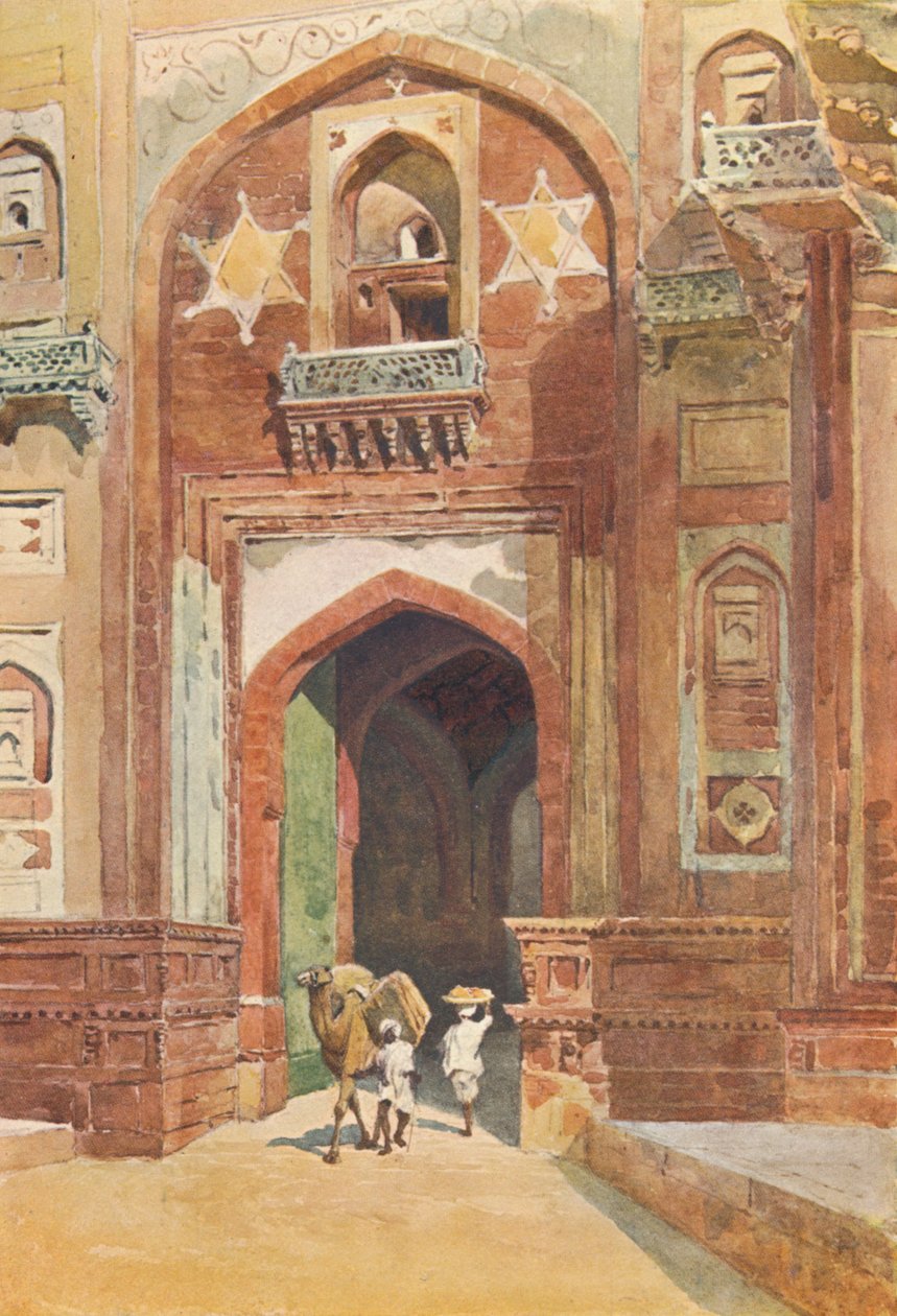 Agra Kalesi - Delhi Kapısı İçinde, c1880 1905. by Alexander Henry Hallam Murray