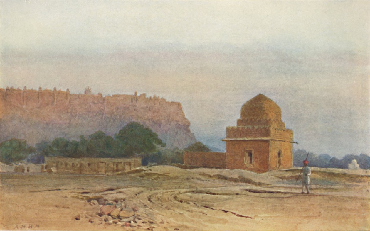 Gün Doğumundan Önce Gwalior Kalesi, c1880 1905. by Alexander Henry Hallam Murray