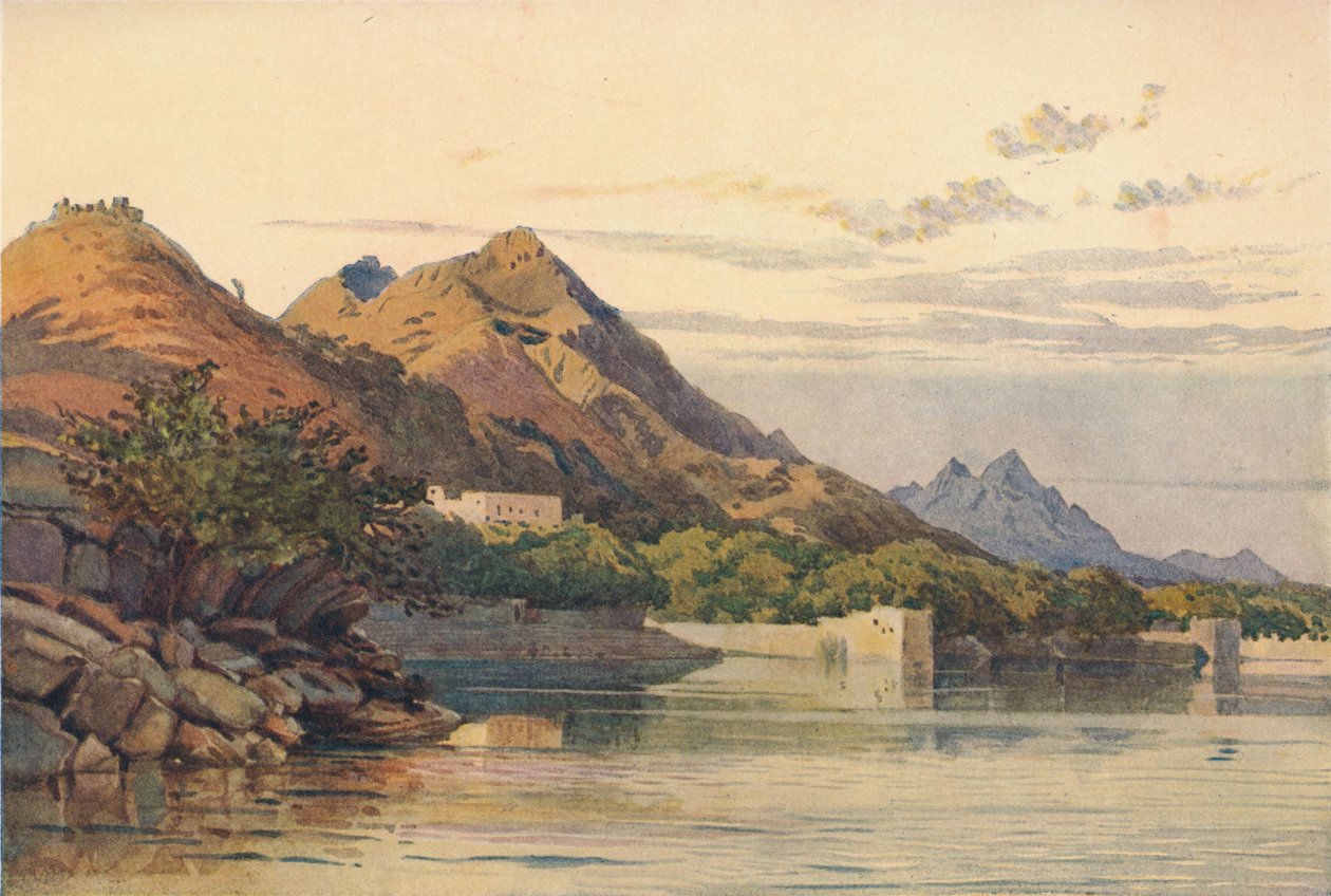Ana Sagar, Ajmer, 1880 1905. by Alexander Henry Hallam Murray