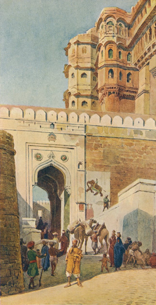 Saraya Çıkış, Jodhpur, c1880 1905. by Alexander Henry Hallam Murray