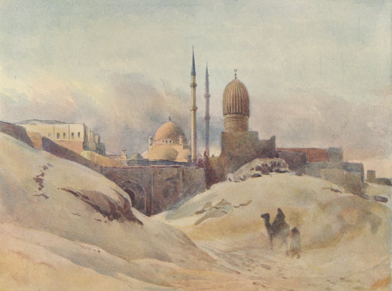 Kale, Kahire, Kum Fırtınasında, c1880 1905. by Alexander Henry Hallam Murray