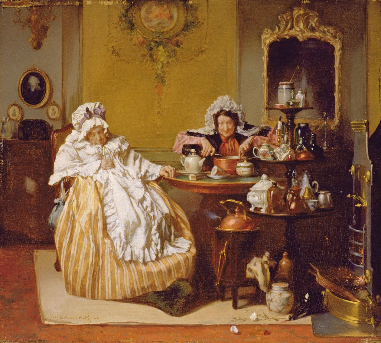 İkindi Çayı, 1866 by Alexander Hugo Bakker Korff