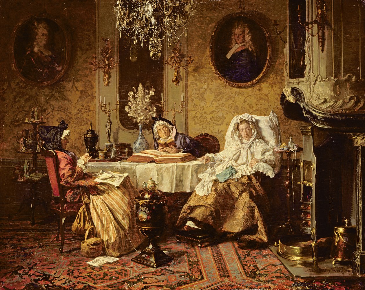 İncil Okuma, 1879 by Alexander Hugo Bakker Korff