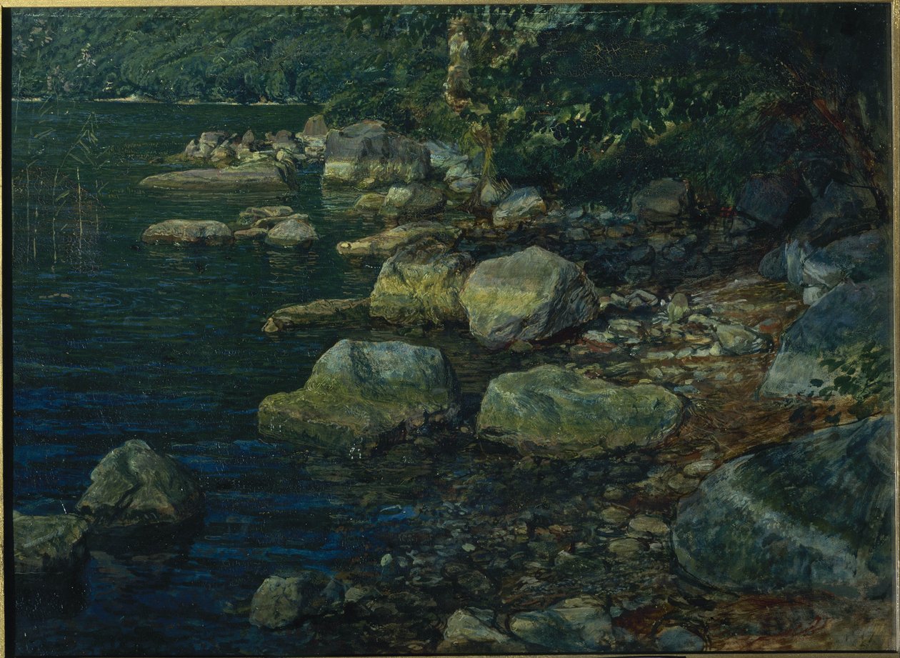 Palazzuola yakınlarındaki Su ve Taşlar by Alexander Ivanov