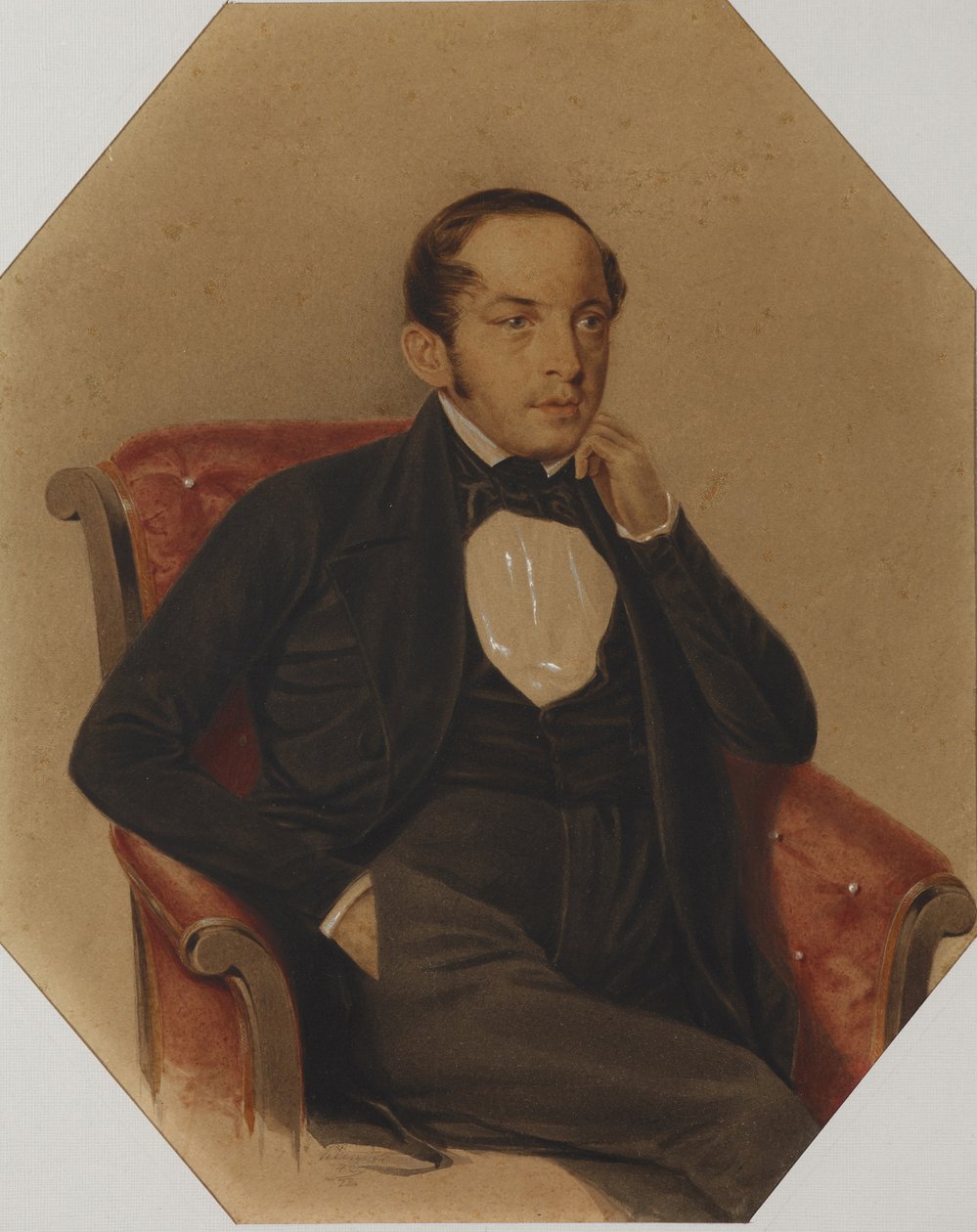 Vasili Petrovich Zubkov 1799-1862, 1846. by Alexander Ivanovich Klünder