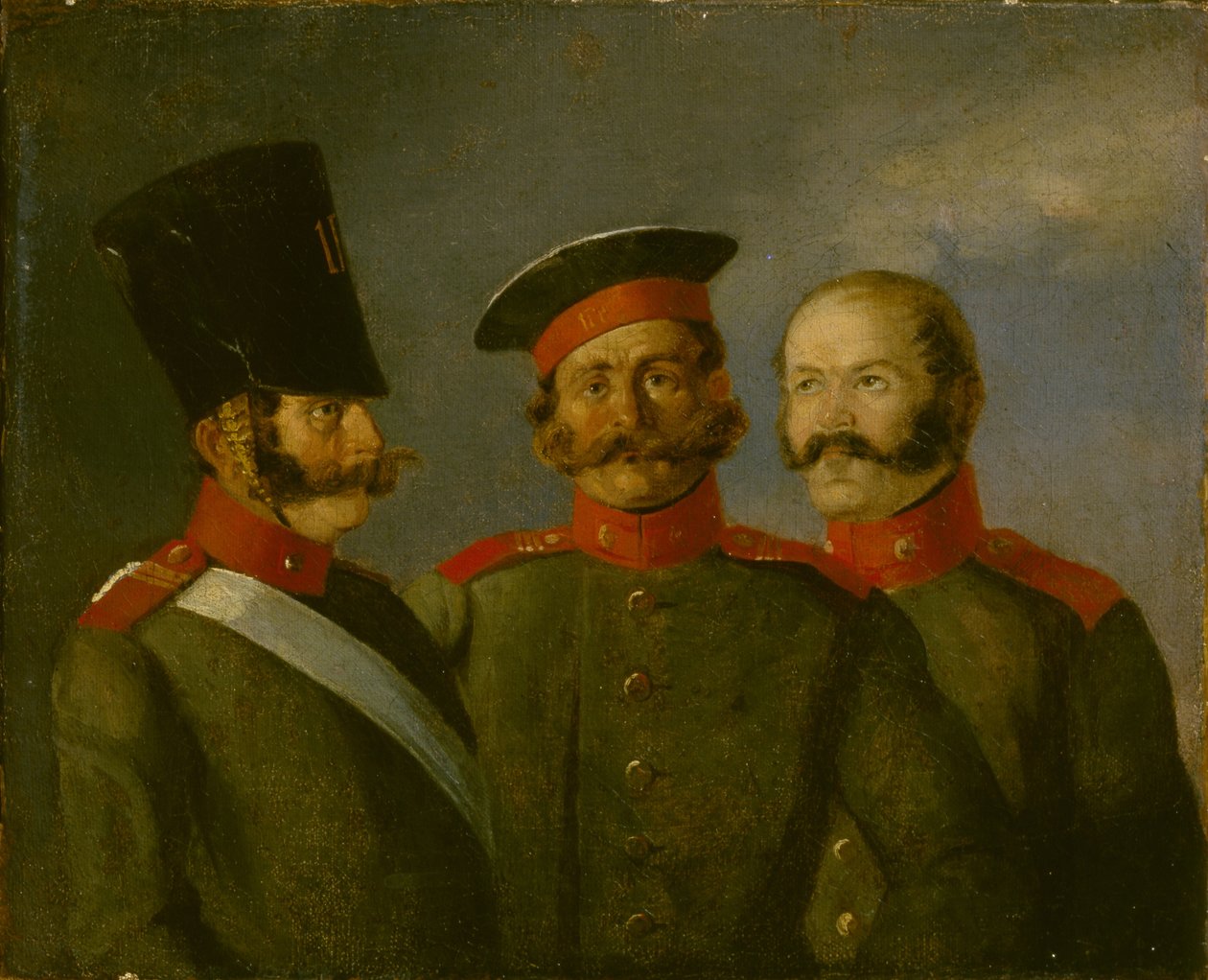 Çar Nicholas I Can Muhafızları, 19. yüzyılın ikinci çeyreği by Alexander Ivanovich Sauerweid