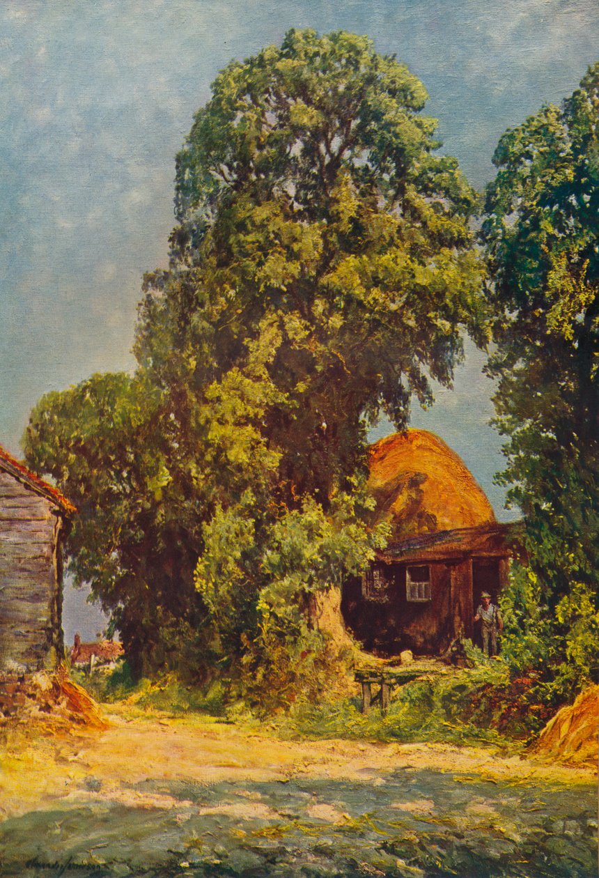 Aşağı Icknield Yolunda Sıcak Bir Gün, 1935 by Alexander Jamieson