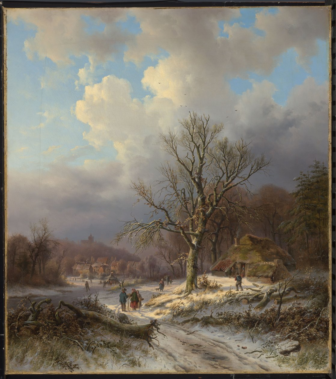 Kar Manzarası by Alexander Joseph Daiwaille