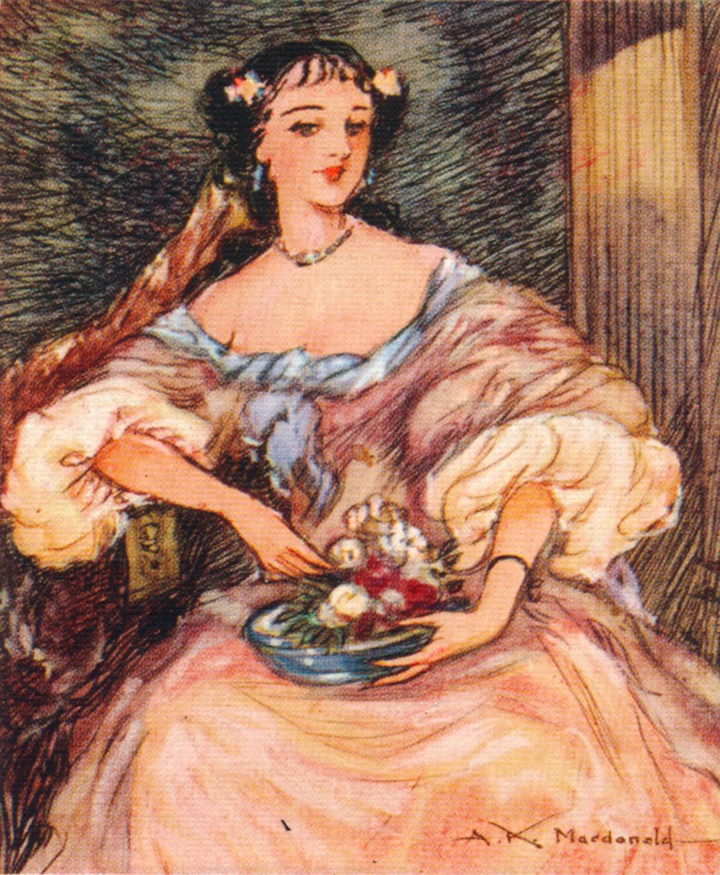Barbara Palmer nee Villiers, 1. Cleveland Düşesi, Castlemaine Kontesi 1640-1709, 1937 by Alexander K. MacDonald