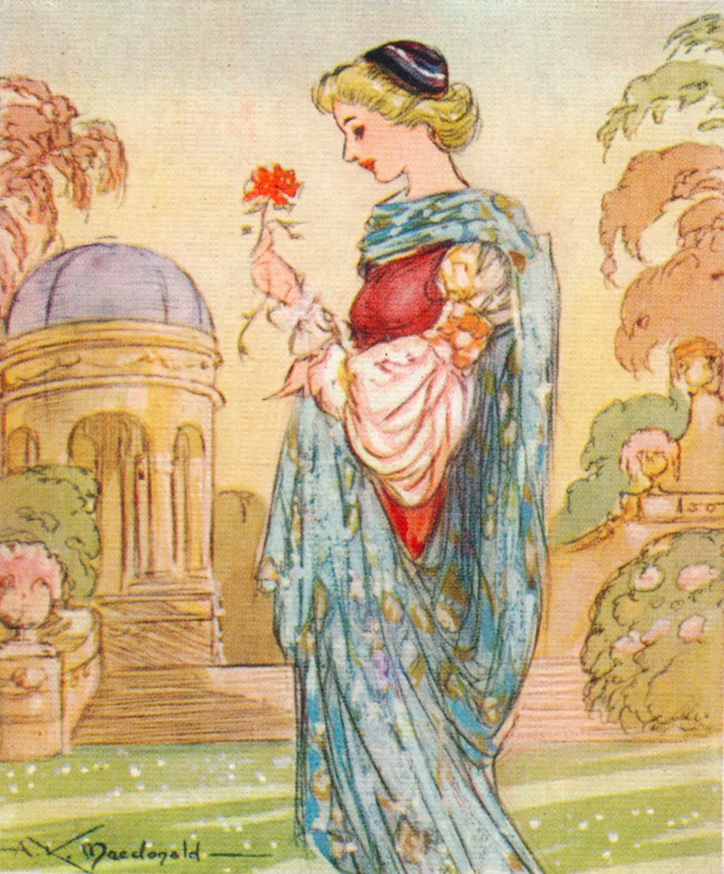 Dantes Beatrice, 1266-1290, 1937 by Alexander K. MacDonald