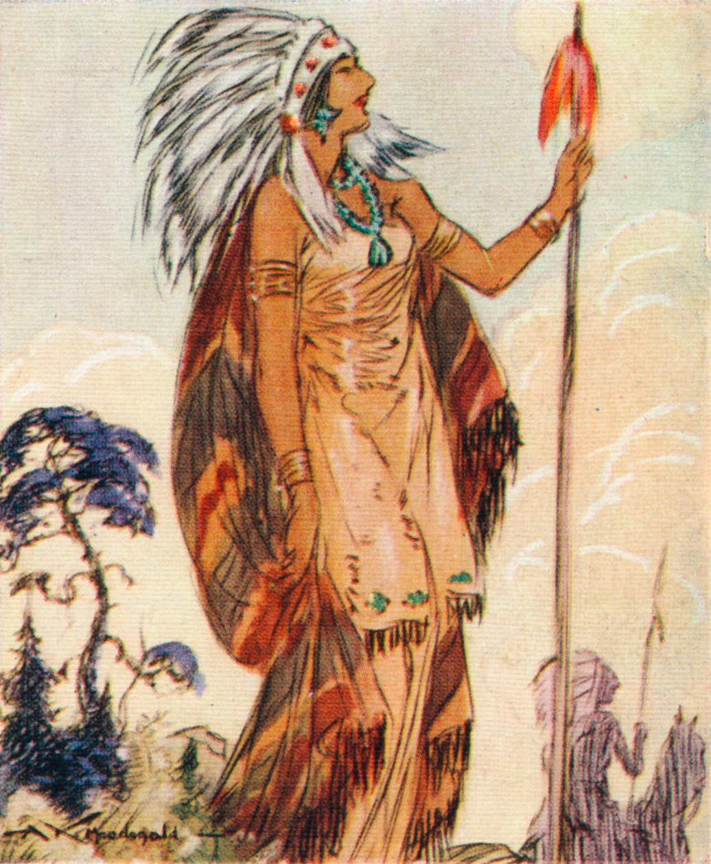 Pocahontas, Kızılderili şeflerinin kızı John Smith