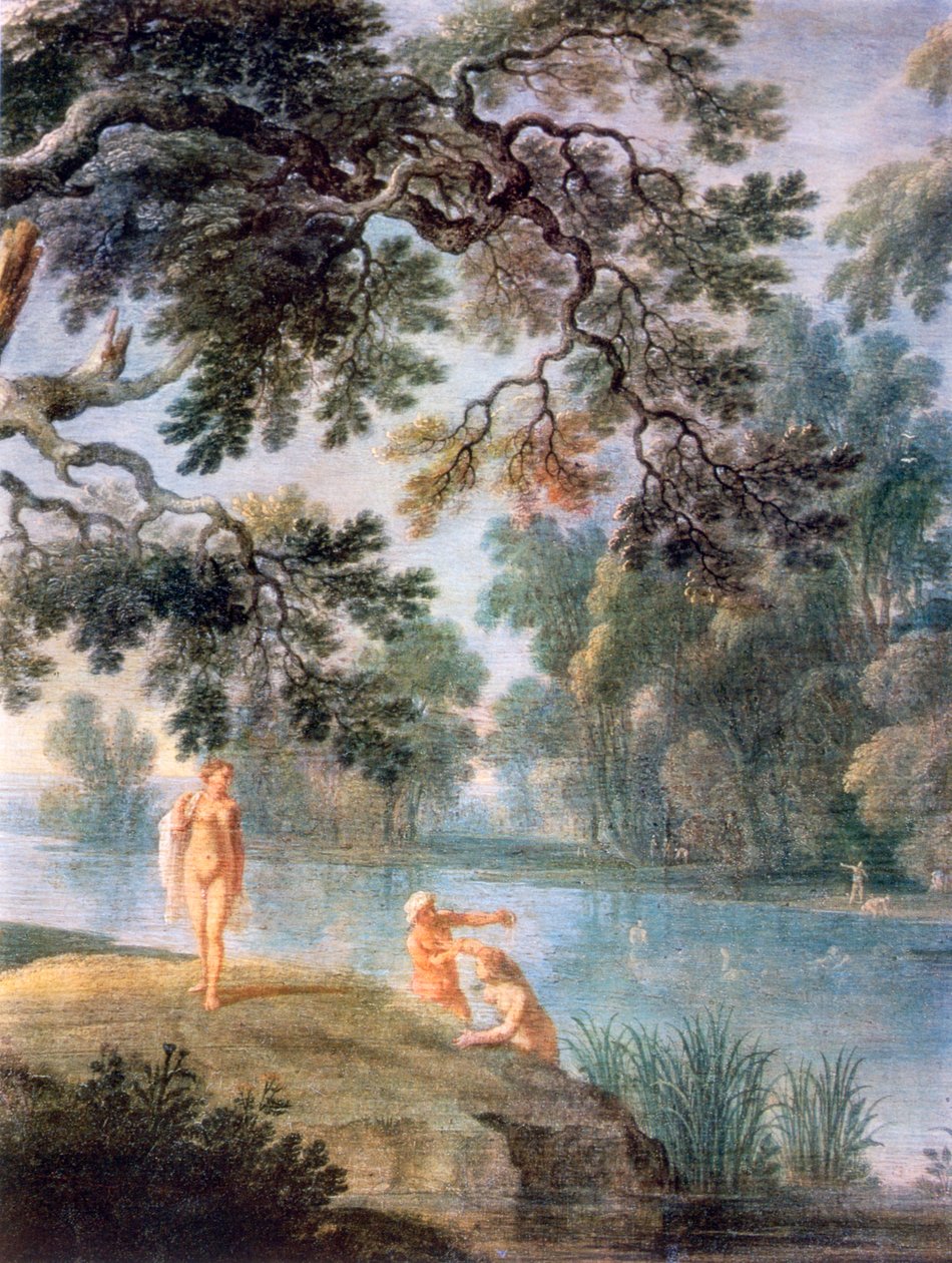 Periler Yıkanıyor, detay, c1620-1652 by Alexander Keirincx