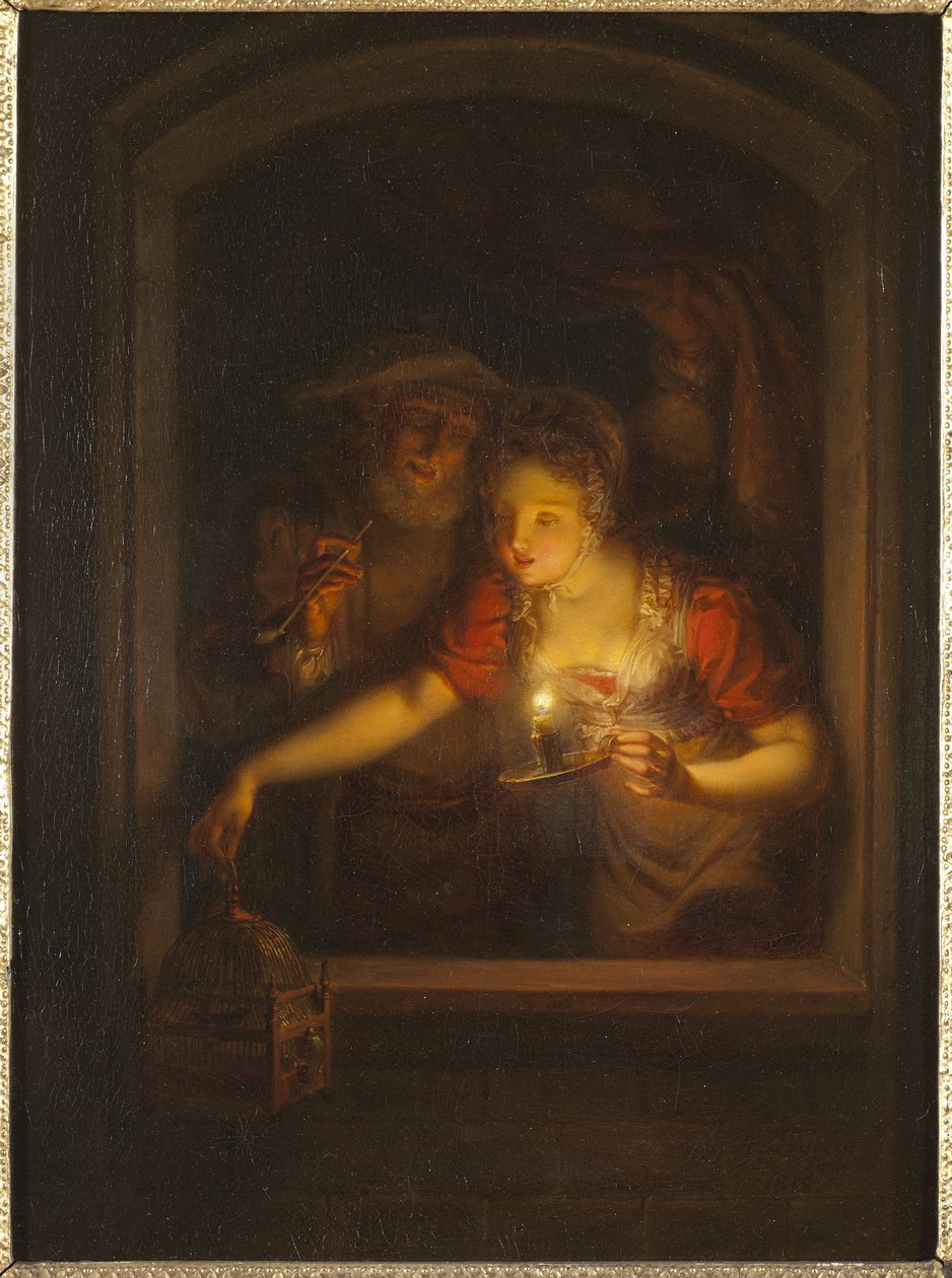Mum Yanan Kadın, 1818 by Alexander Lauréus