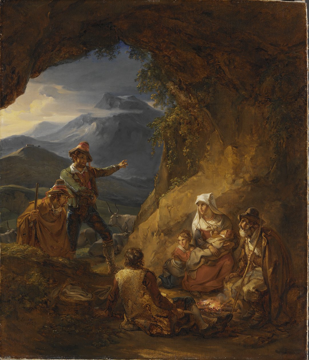 Bir Çobanın Konutuna Giren Eşkıyalar, 1823 by Alexander Lauréus