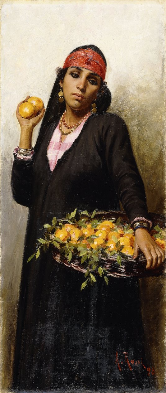 Portakal Satıcısı, 1898 by Alexander M. Rossi