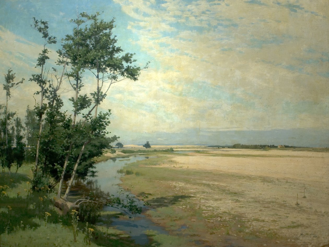 Findhorn Backwater, Moray Firth, İskoçya, 1886 by Alexander Mann