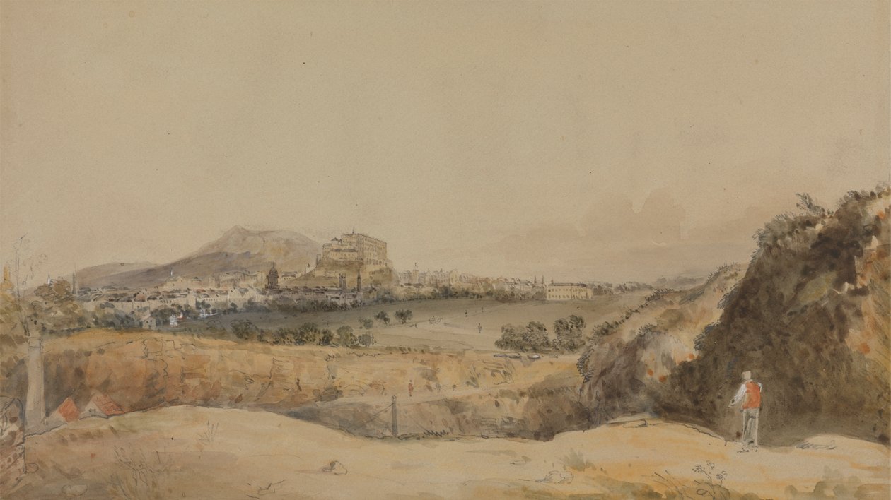 Edinburgh'dan Bir Görünüm by Alexander Nasmyth