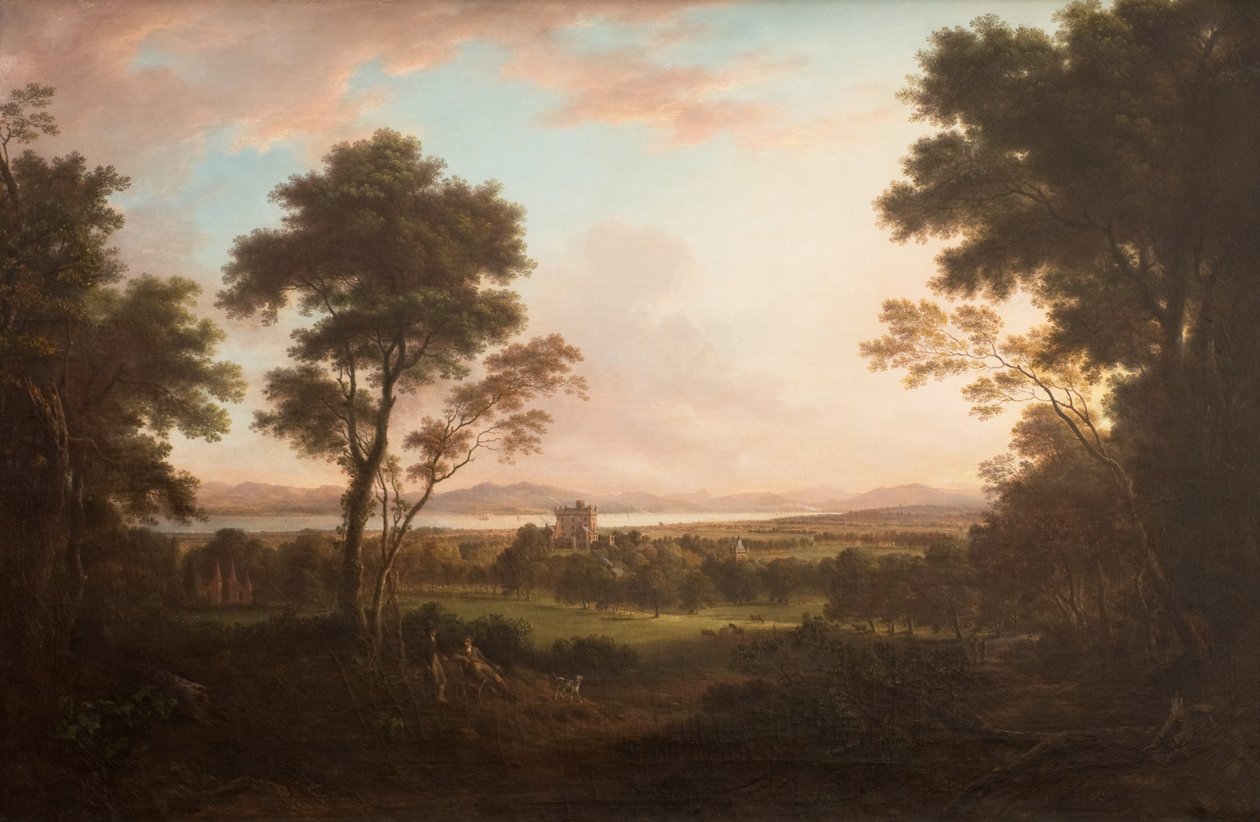 Huntly Kalesi, 1800 dolayları (tuval üzerine yağlı boya) by Alexander Nasmyth