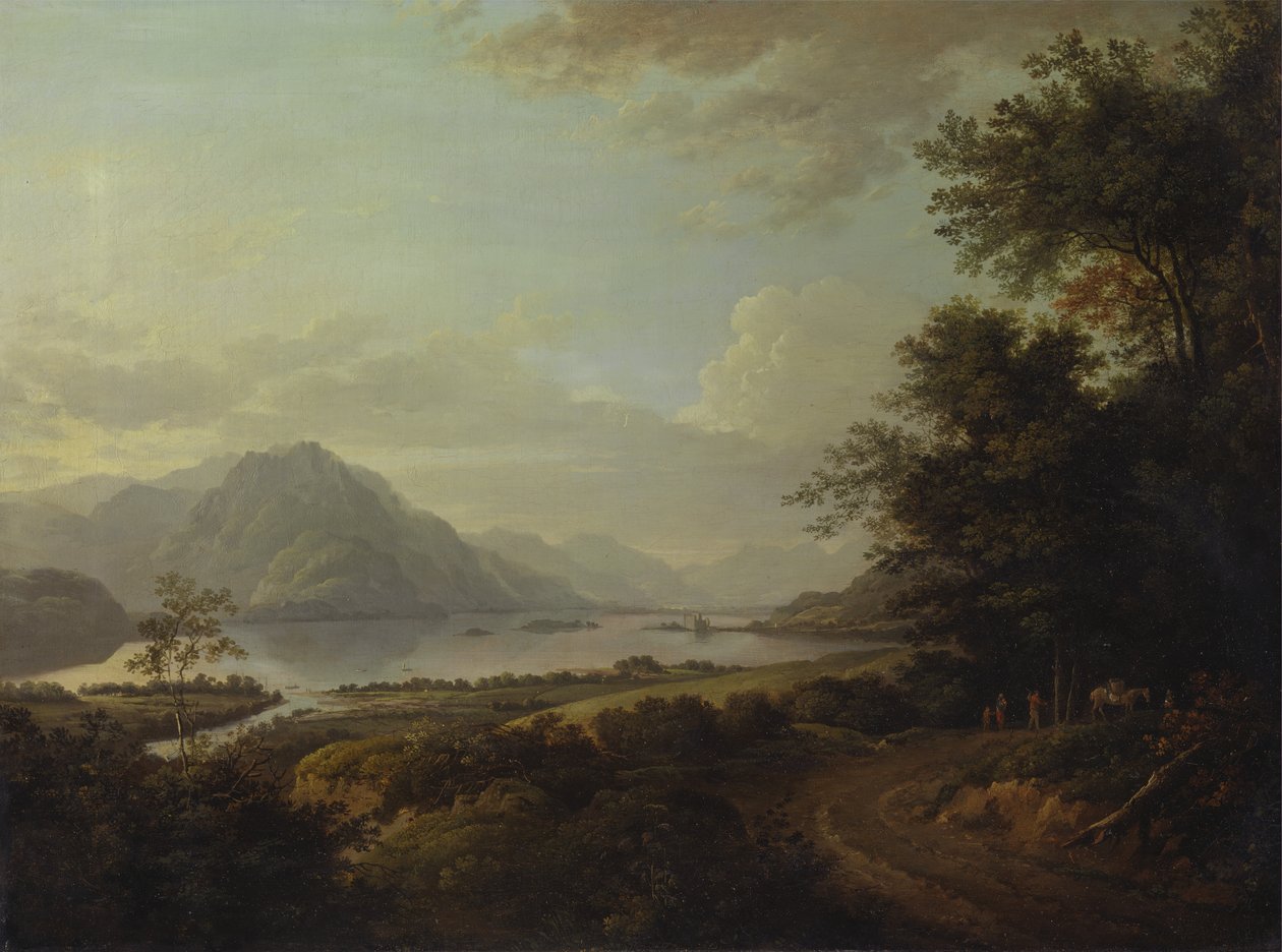 Loch Awe, Argyllshire, yak. 1785. by Alexander Nasmyth