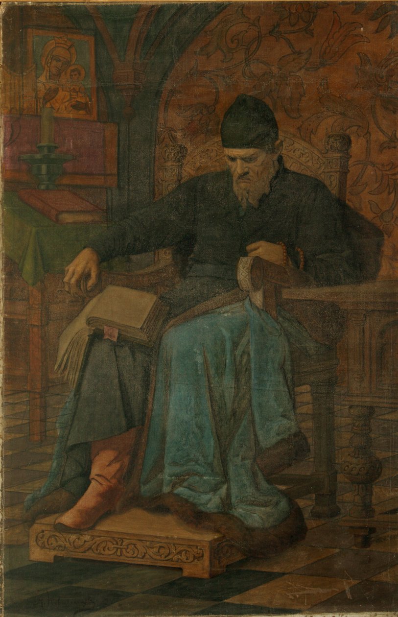 Korkunç Çar IV. İvan by Alexander Nikanorovich Novoskoltsev