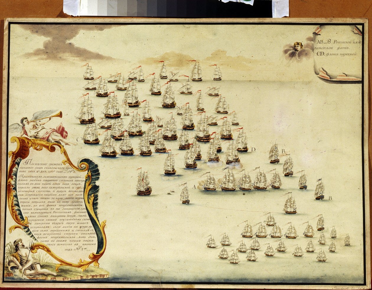 Kerç Boğazı Deniz Muharebesi (Ukrayna) 19 Temmuz 1790 (19 Temmuz Kerç Boğazı Deniz Muharebesi) by Alexander Nikolaevich Depaldo