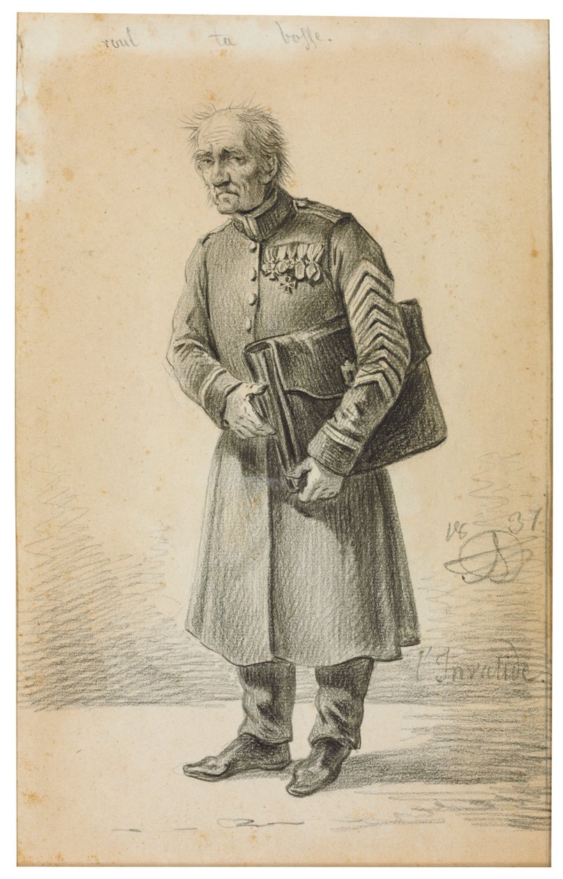 Rus İmparatorluk Ordusu Gazisi, 1837 by Alexander Orlowski