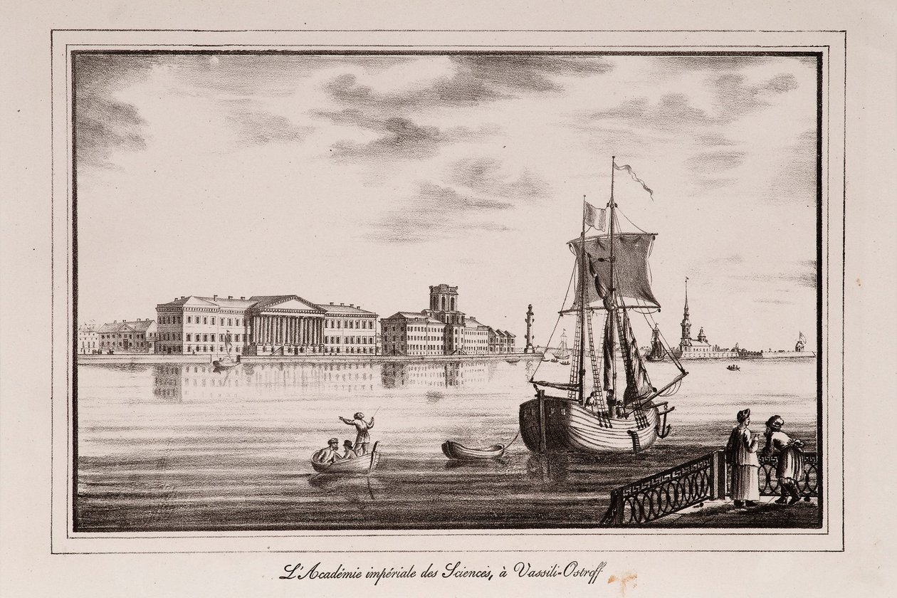 Saint Petersburg Bilimler Akademisi Serisi Görünümleri, 1820