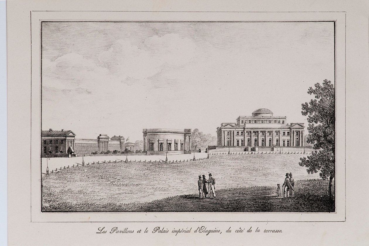 Yelagin Sarayı, Saint Petersburg Serisi Görünümleri, Saint Petersburg, 1820