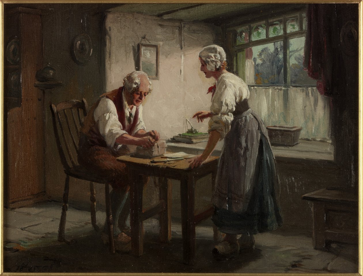 Cephe İçin Bir Hediye (tuval üzerine yağlı boya) by Alexander Rosell