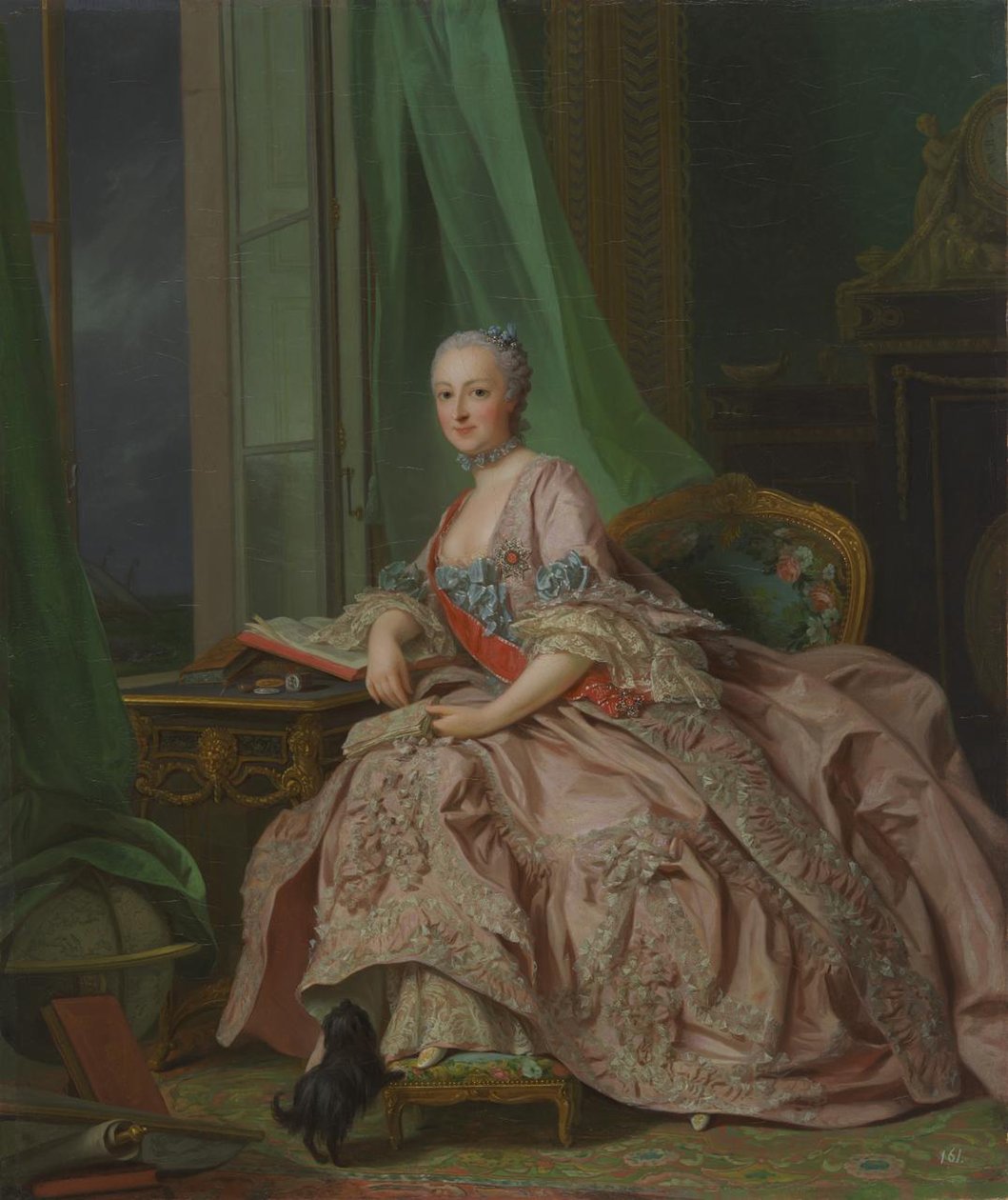 Anastasia Ivanovna, Hesse-Homburg Prensesi 1700-1755, kızlık soyadı Kontes Trubetskaya, 1757 by Alexander Roslin