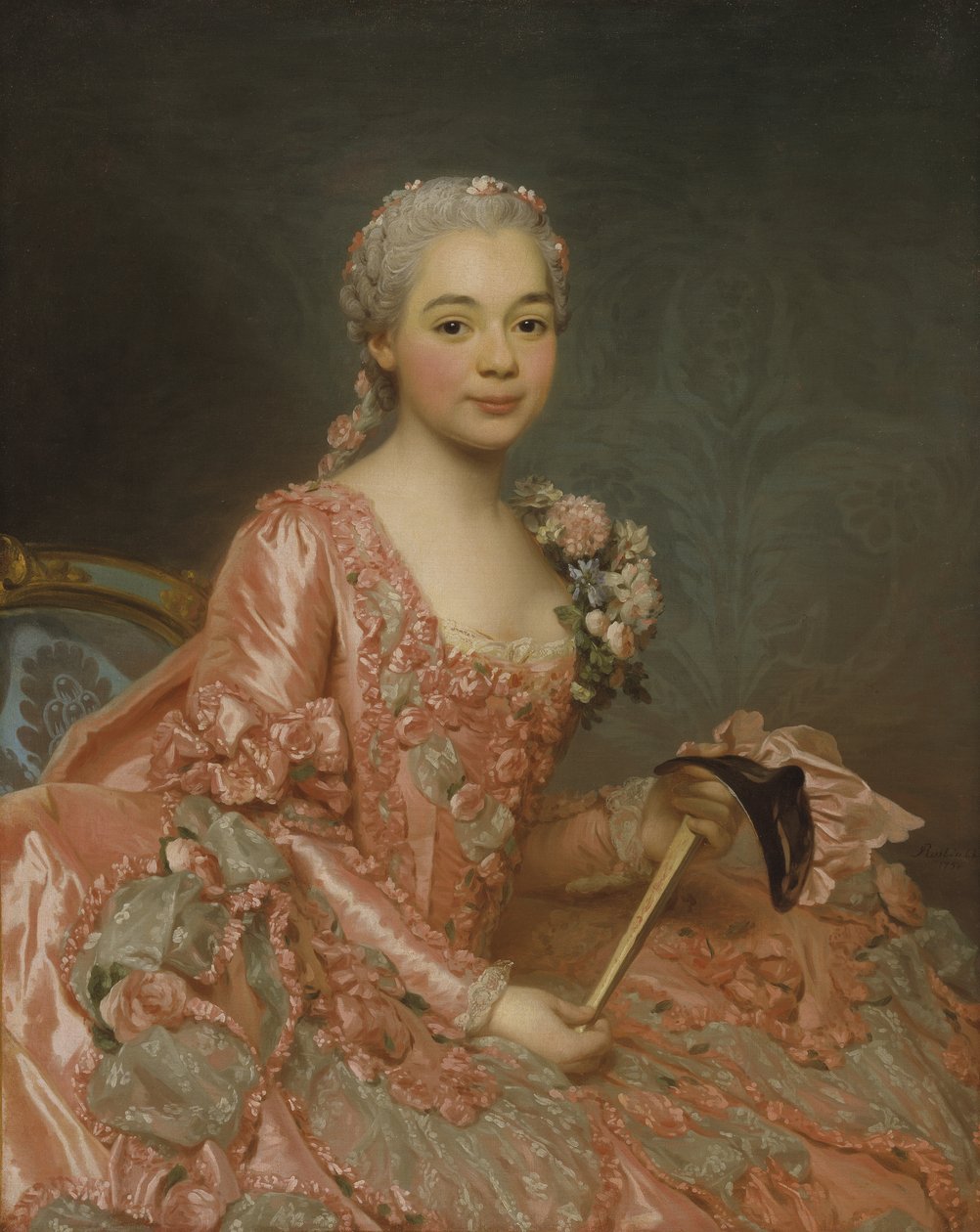Barones de Neubourg-Cromière, 1756 by Alexander Roslin