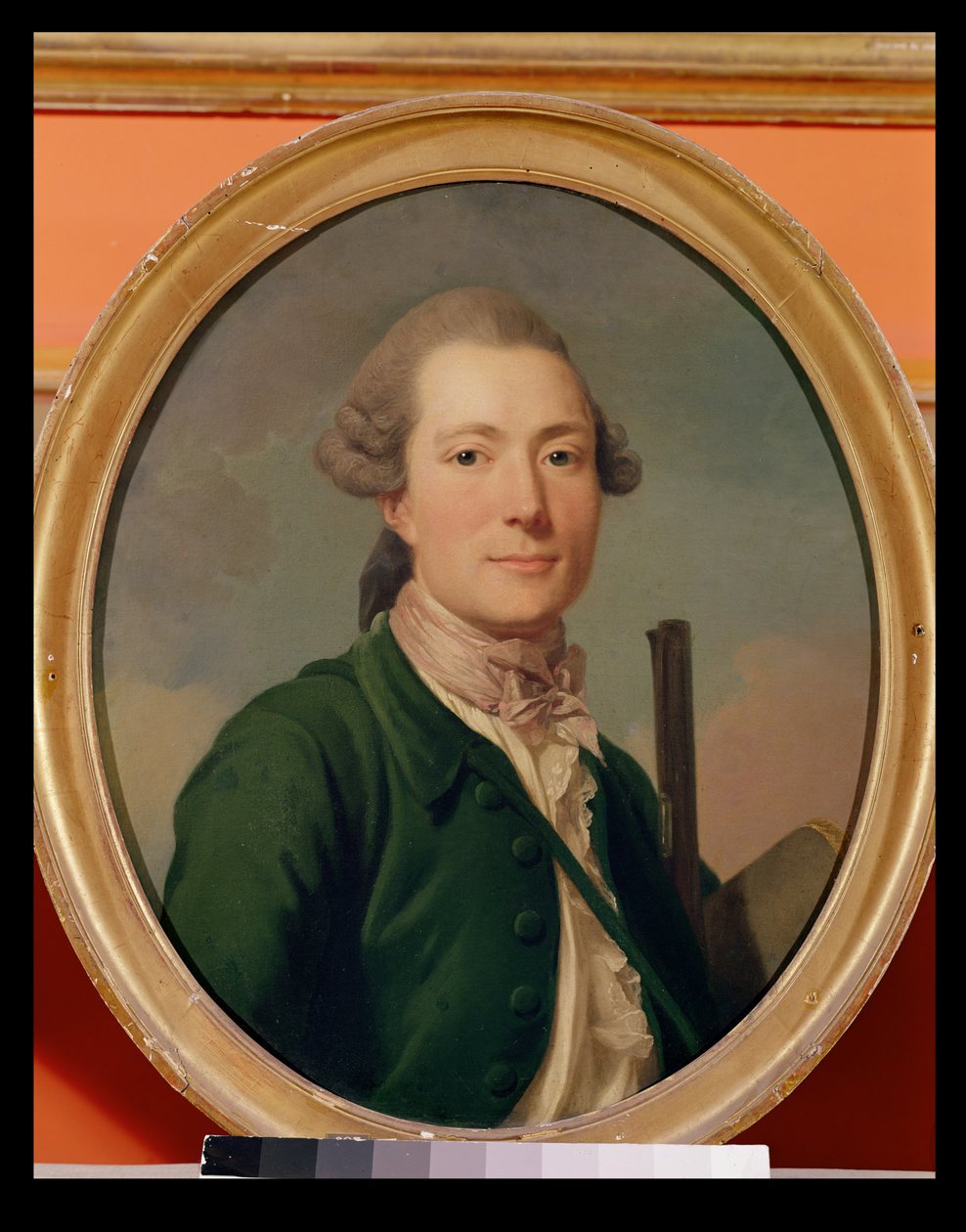 Av Elbiseli Kont Pierre-Francois de Cluzel (1734-83) by Alexander Roslin