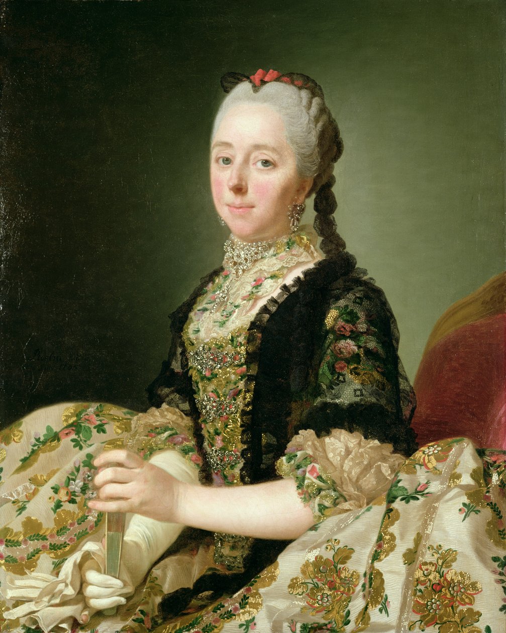 Isabella, Hertford Kontesi, 1765 by Alexander Roslin