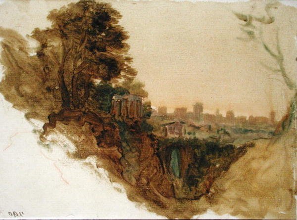 Tivoli (kağıt üzerine sulu boya) by Alexander Runciman