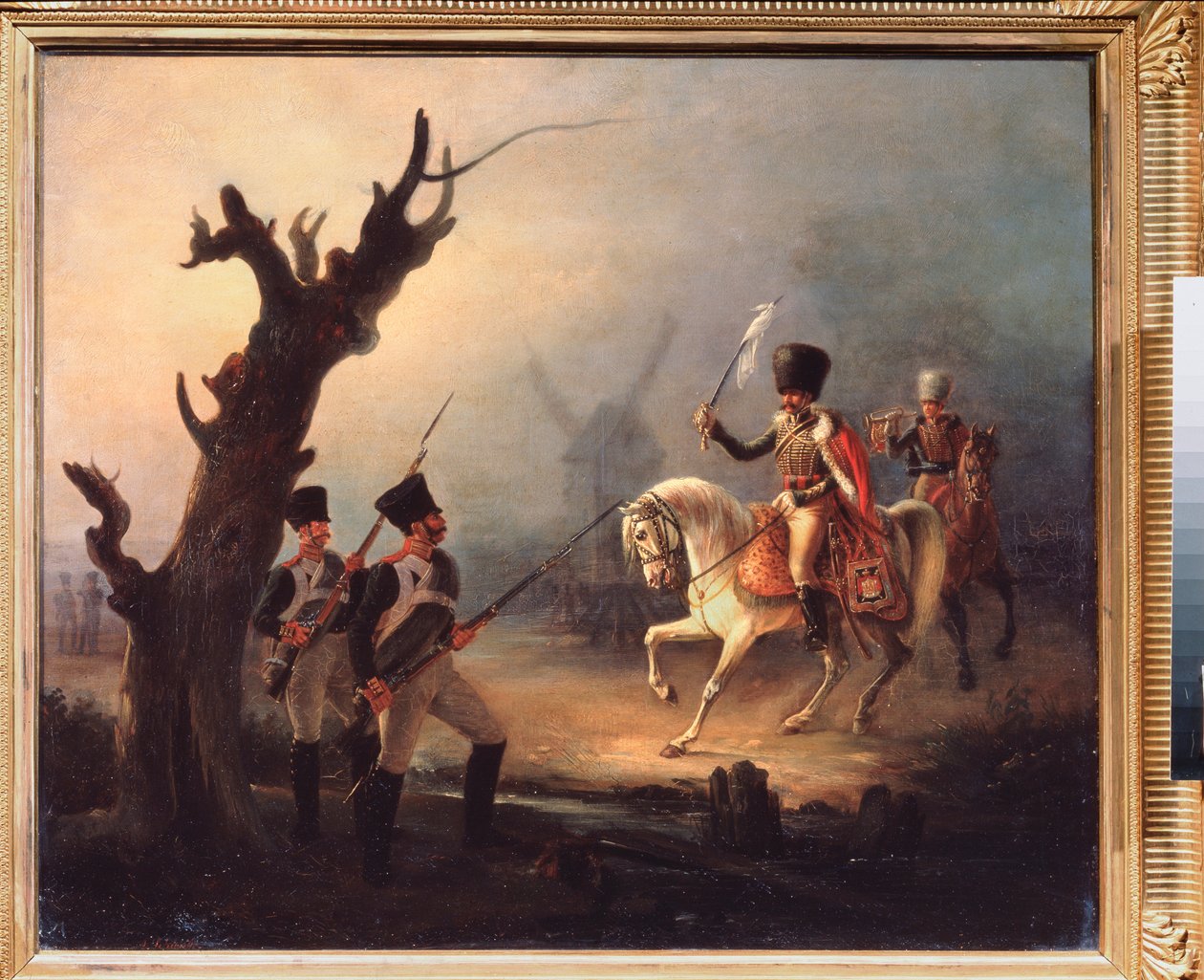 Türk Elçileri (Ateşkes Elçileri) - Alexander Schwabe (1818-1872), tuval üzerine yağlı boya by Alexander Schwabe