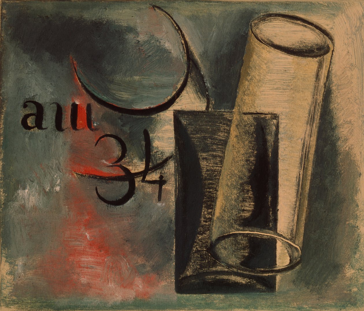 Geometrik Gövdeli Kompozisyon, 1934 by Alexander Vasilyevich Shevchenko