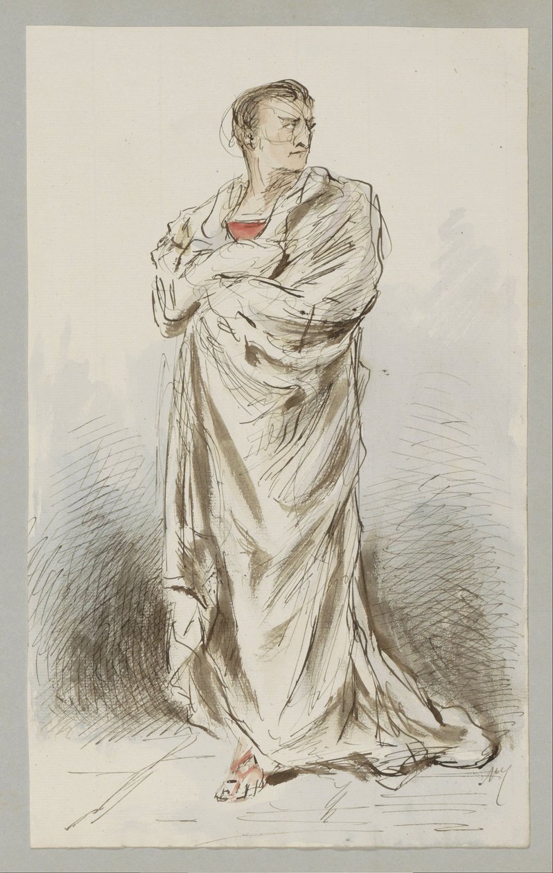 Kendine çarşaf saran adam by Alexander Ver Huell