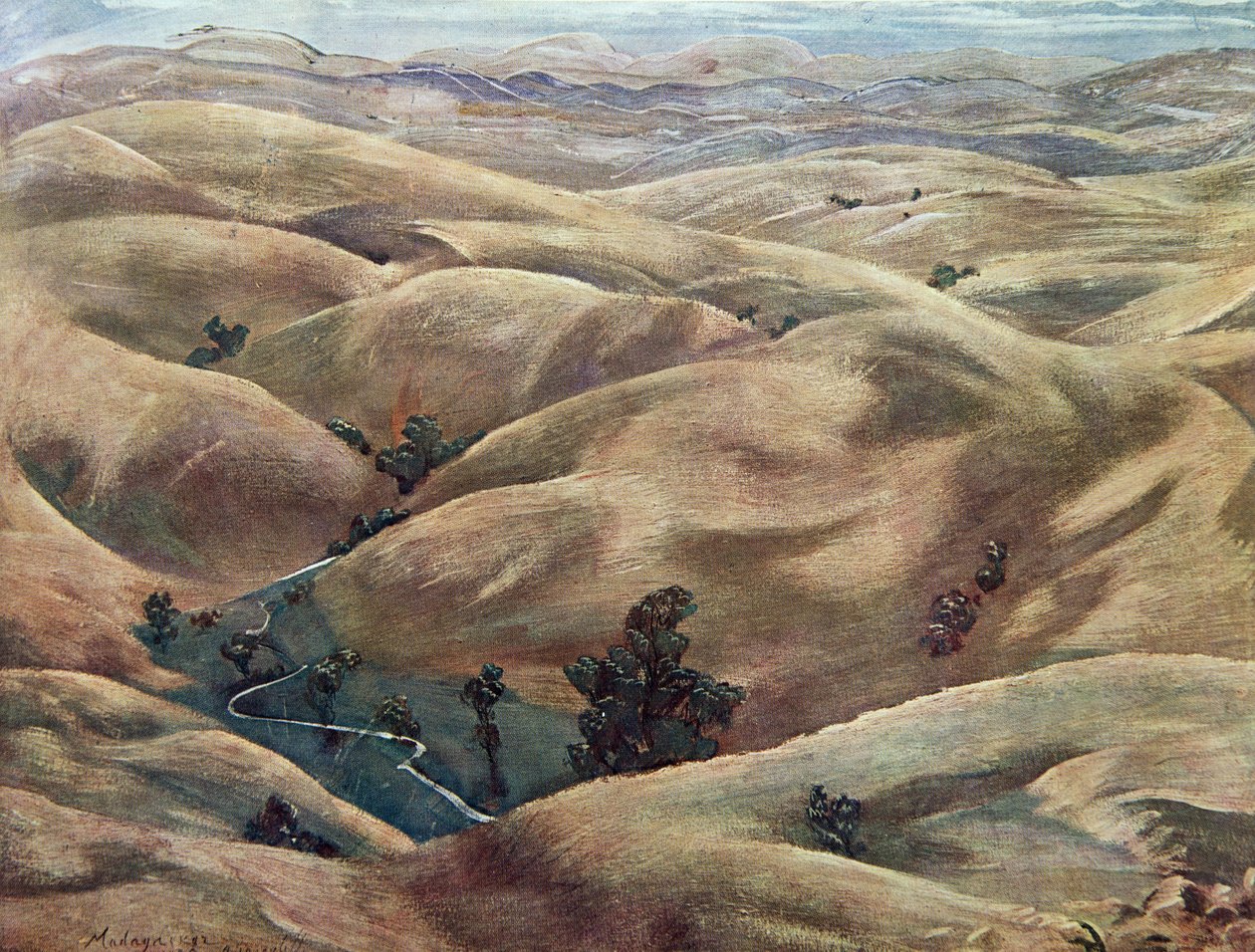 Afrika Çizimleri ve Tablolarından Les Haut Plateaux de Madagascar, Citroen Center Afrique seferi sırasında idam edildi, ikinci Haardt Audouin-Dubreuil görevi, pub. Paris, 1927 by Alexander Yakovlev