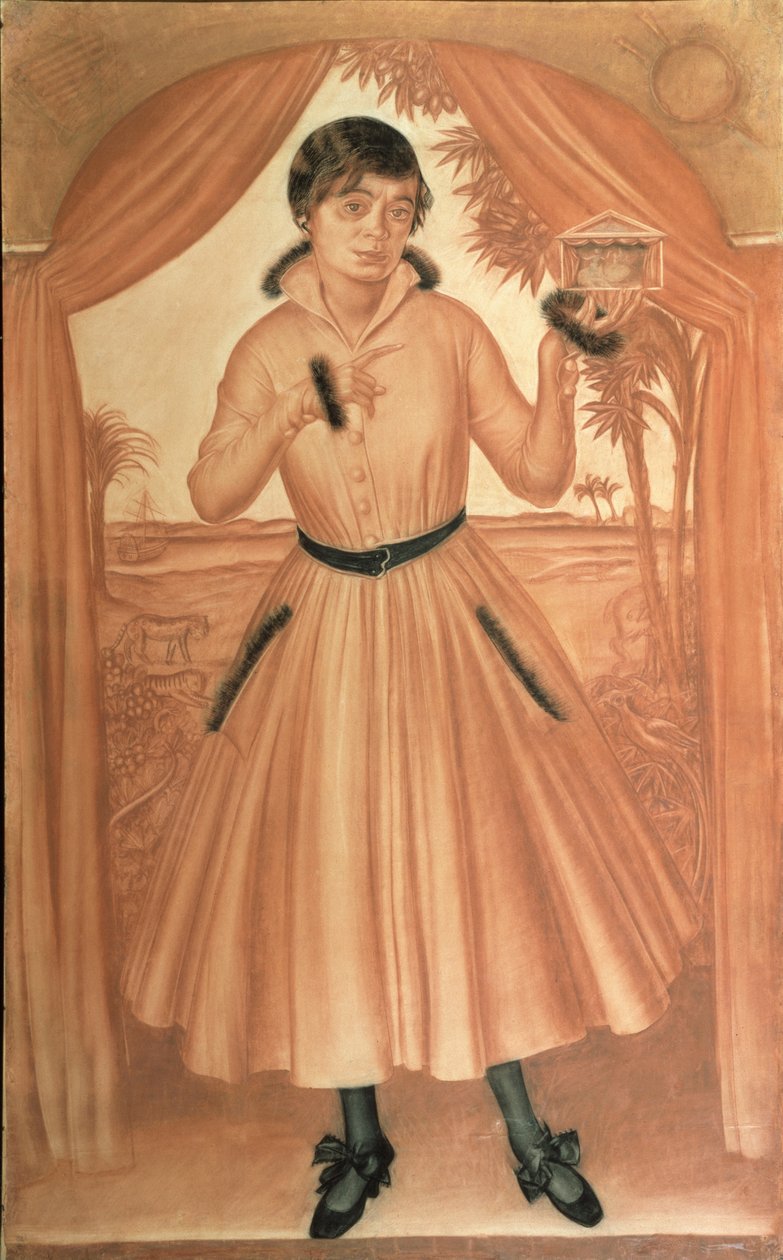 Sanatçının eşinin portresi, c. 1917 by Alexander Yevgenyevich Yakovlev