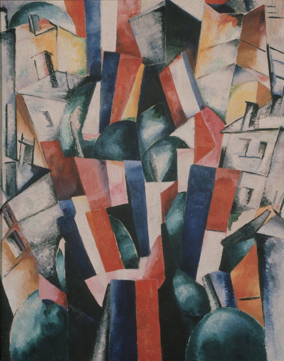 Bir kasaba, 1913 by Alexandra Alexandrowna Exter