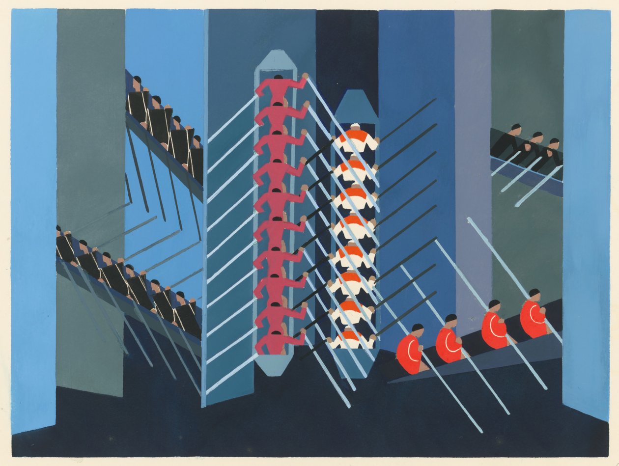 Décors de Théâtre portföyünden manzara tasarımı, 1930. by Alexandra Alexandrowna Exter