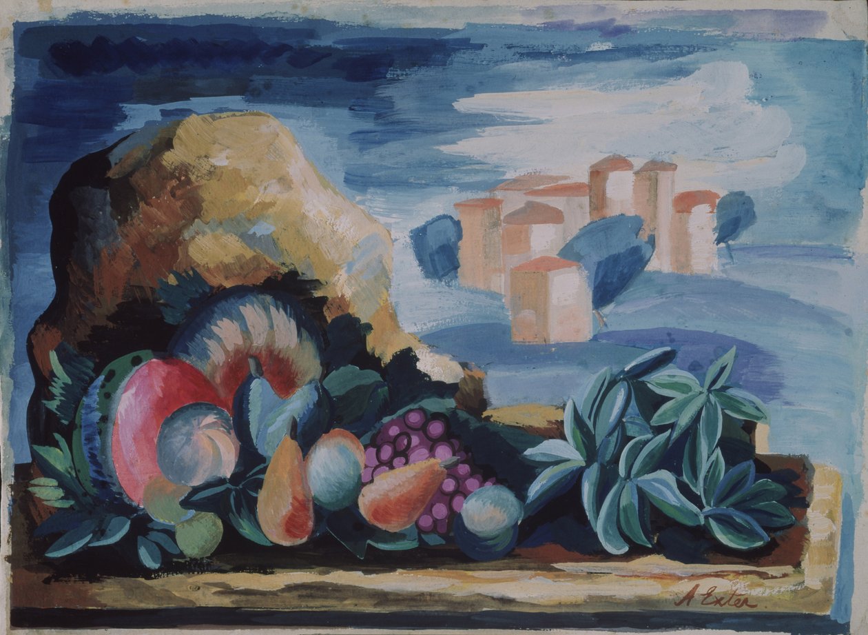 Manzaralı natürmort, 1930